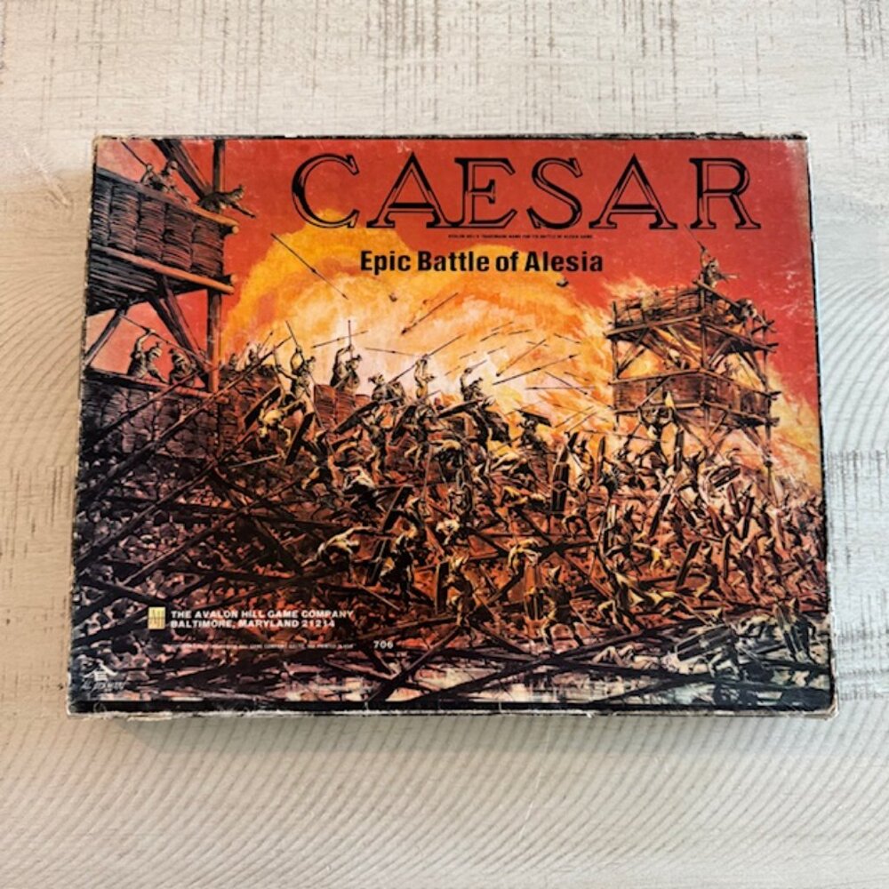 Rare, vintage 1976 Avalon Hill Caesar Epic Battle of Alesia